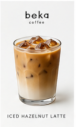 Iced Hazelnut Latte – beka coffee